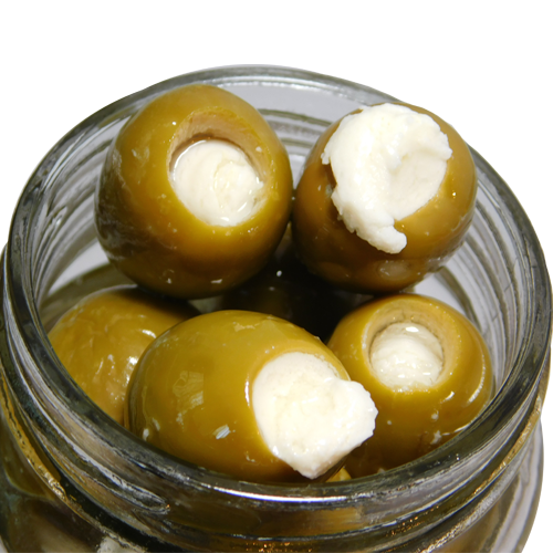 Parmesan Romano Cheese Stuffed Olives