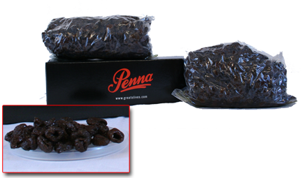 Olivasecca Olives, Salt Cured Dried Olives (two 4lb bags)