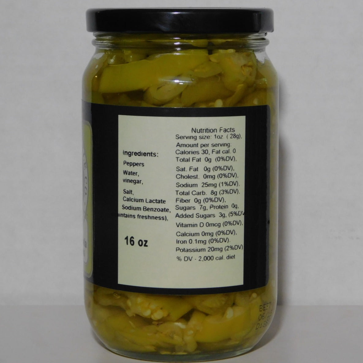 Yellow Cascabella Sliced Peppers (Case of 12)