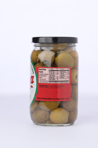 Jalapeño Tequila Stuffed Olives