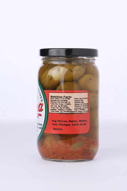 Cajun Garlic Stuffed Olives