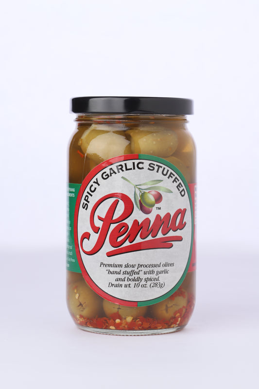 Spicy Garlic Stuffed Olives