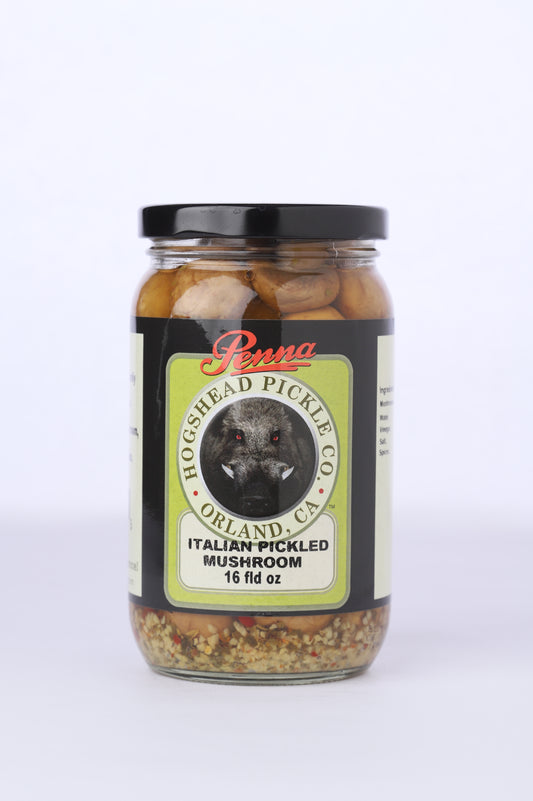 Italian spiced Pickled Mushrooms