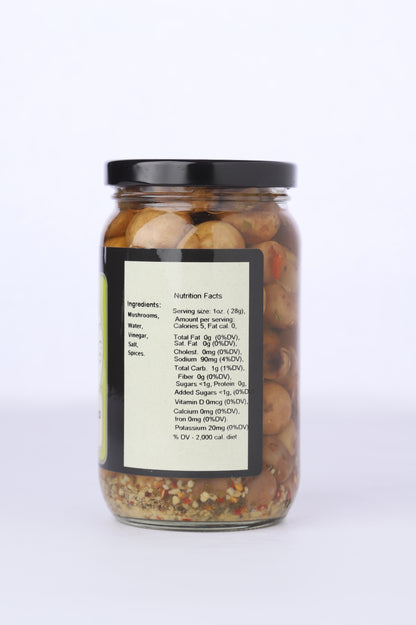 Italian spiced Pickled Mushrooms
