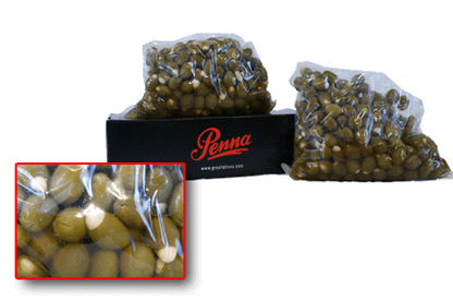Sicilian XL Pitted Olives  (two 4lb bags)
