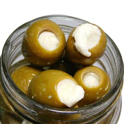 Parmesan Romano Cheese Stuffed Olives 16oz (Case of 12)