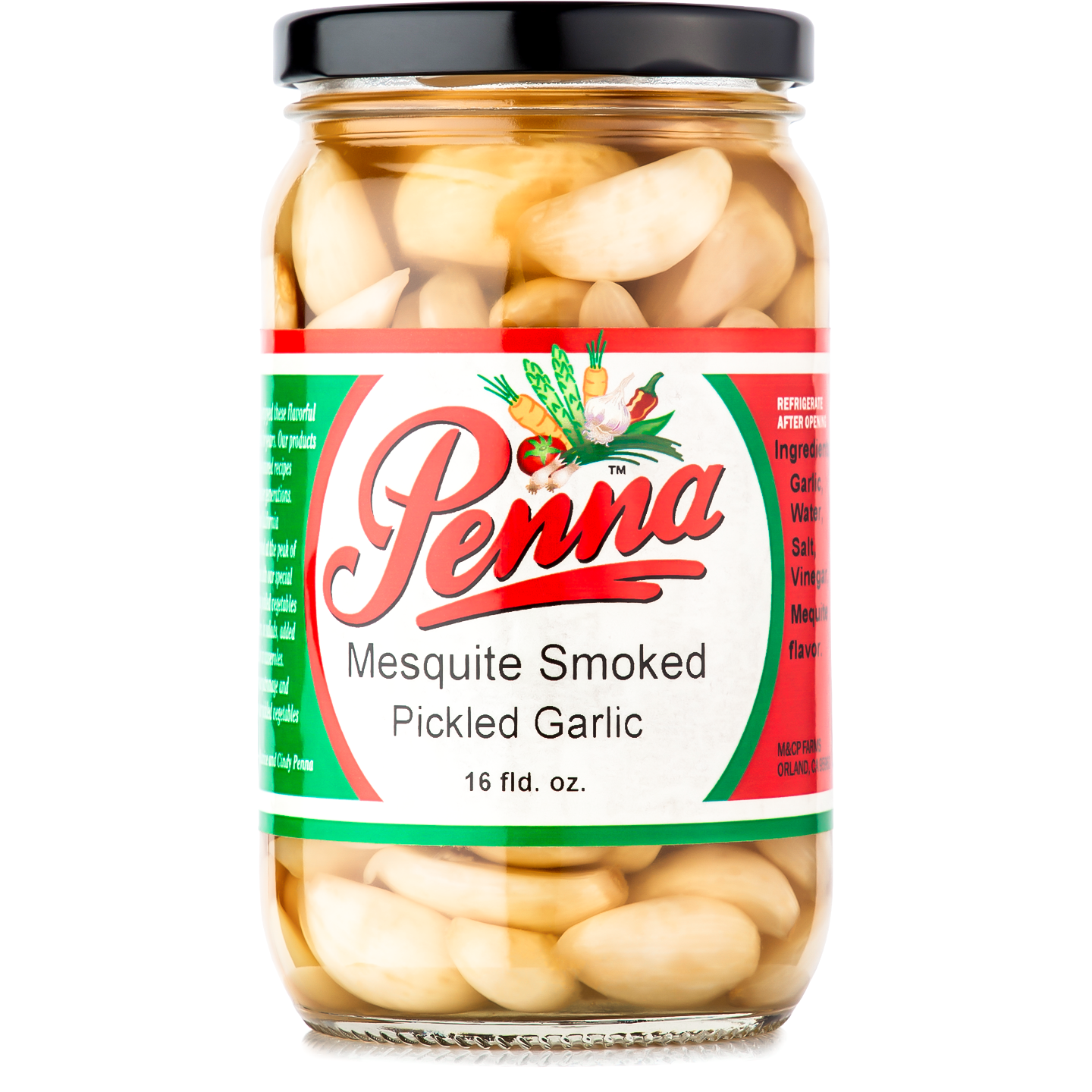 Mesquite Smoked Pickled Garlic (Case of 12)