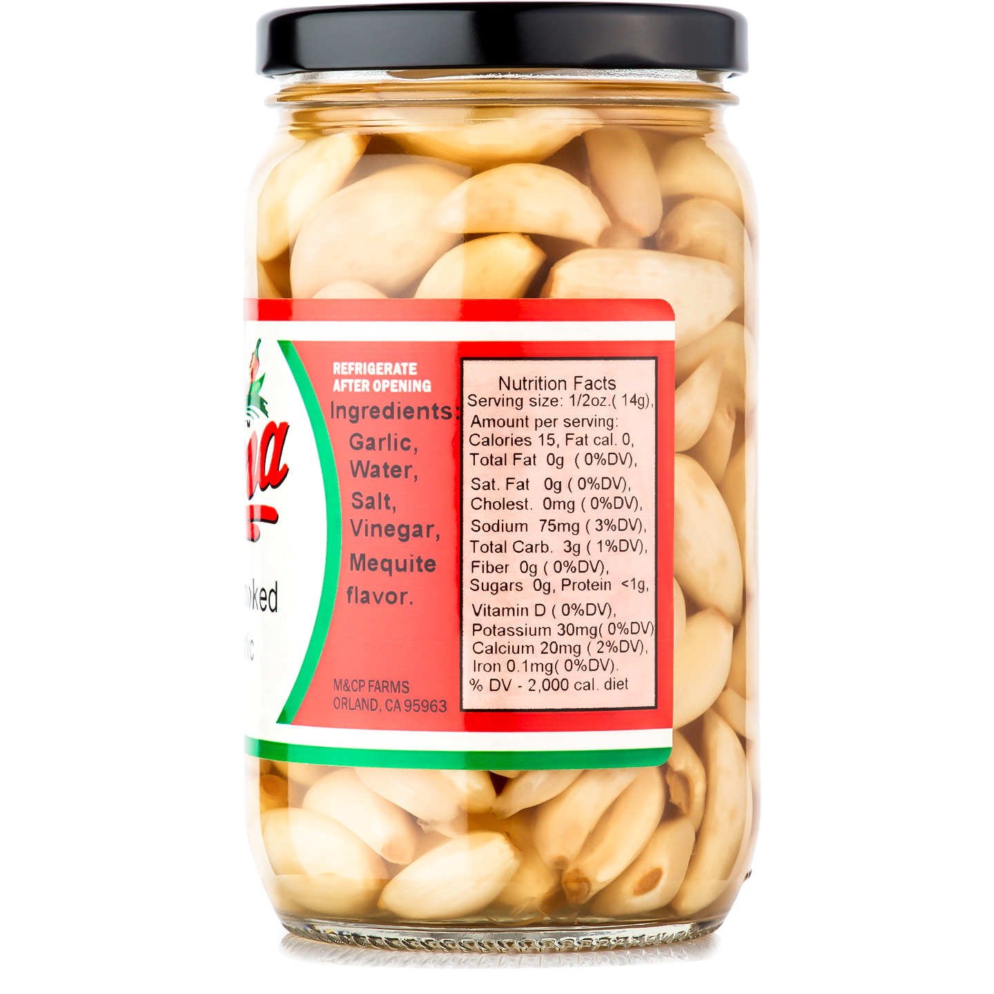 Mesquite Smoked Pickled Garlic (Case of 12)