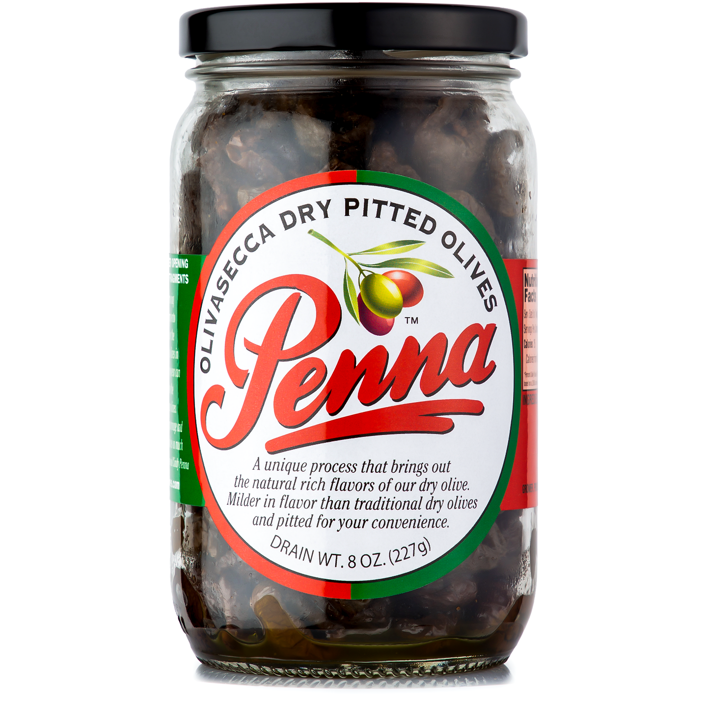 Olivasecca Dry Pitted Olives (Case of 12)