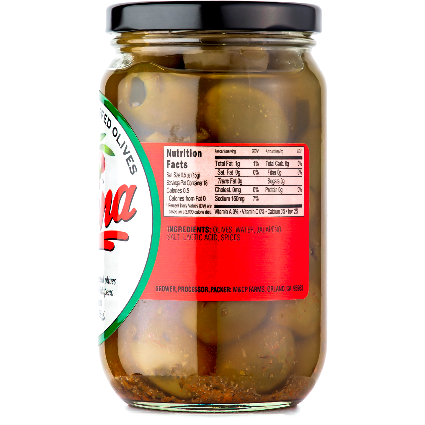Cajun Jalapeño Stuffed Olives (Case of 12)