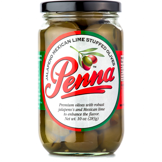 Jalapeño Mexican Lime Stuffed Olives (Case of 12)