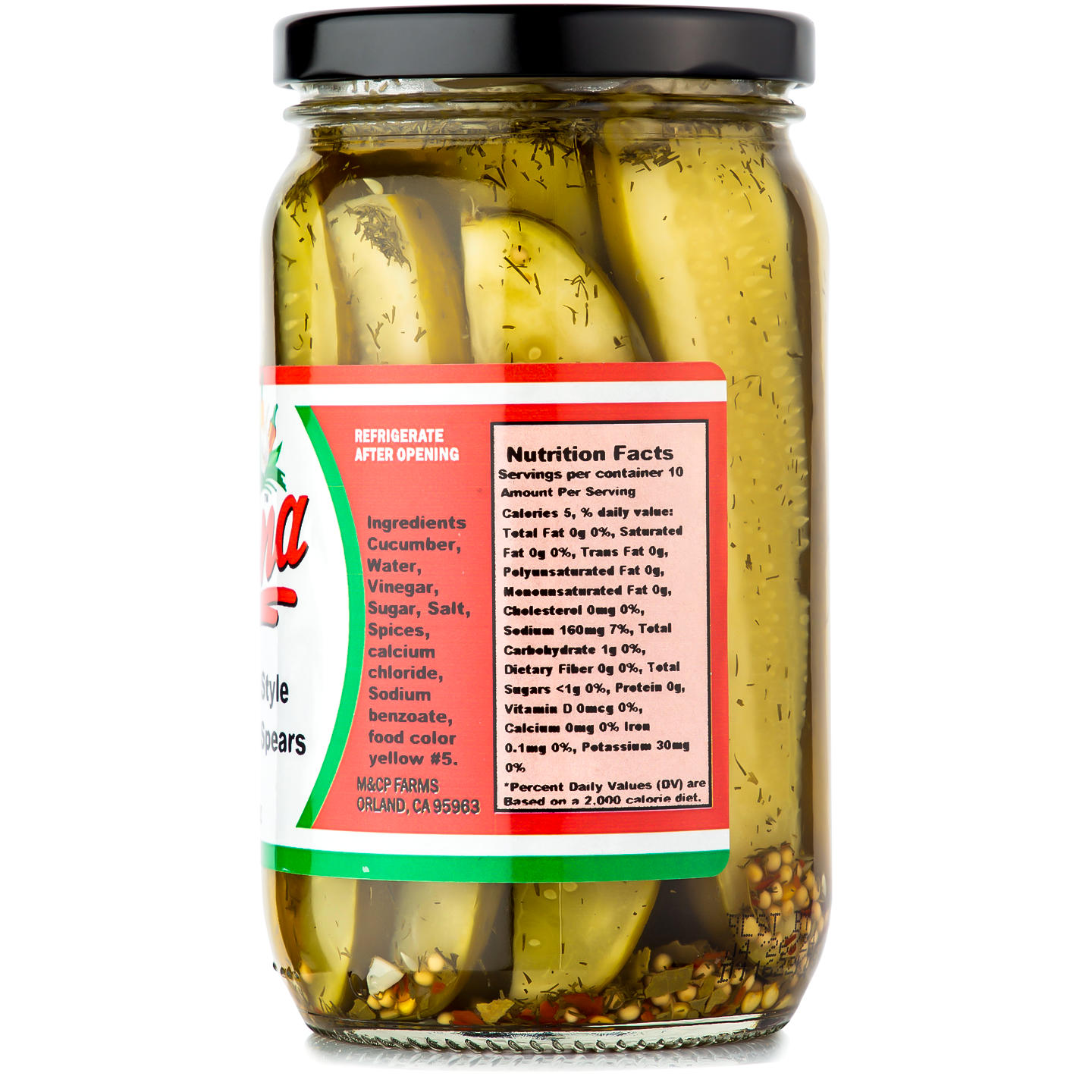 Kosher Style Dill Pickle Spears