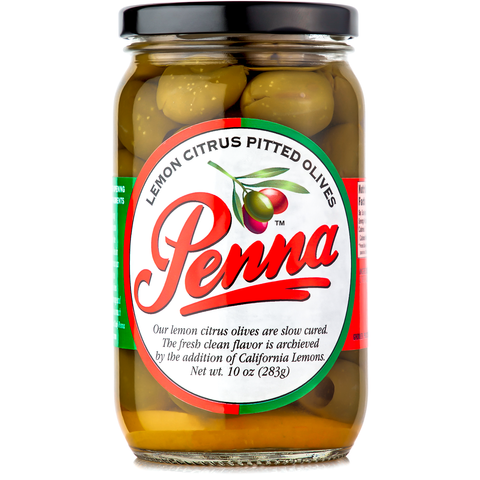 Lemon Citrus Pitted Olives (Case of 12)