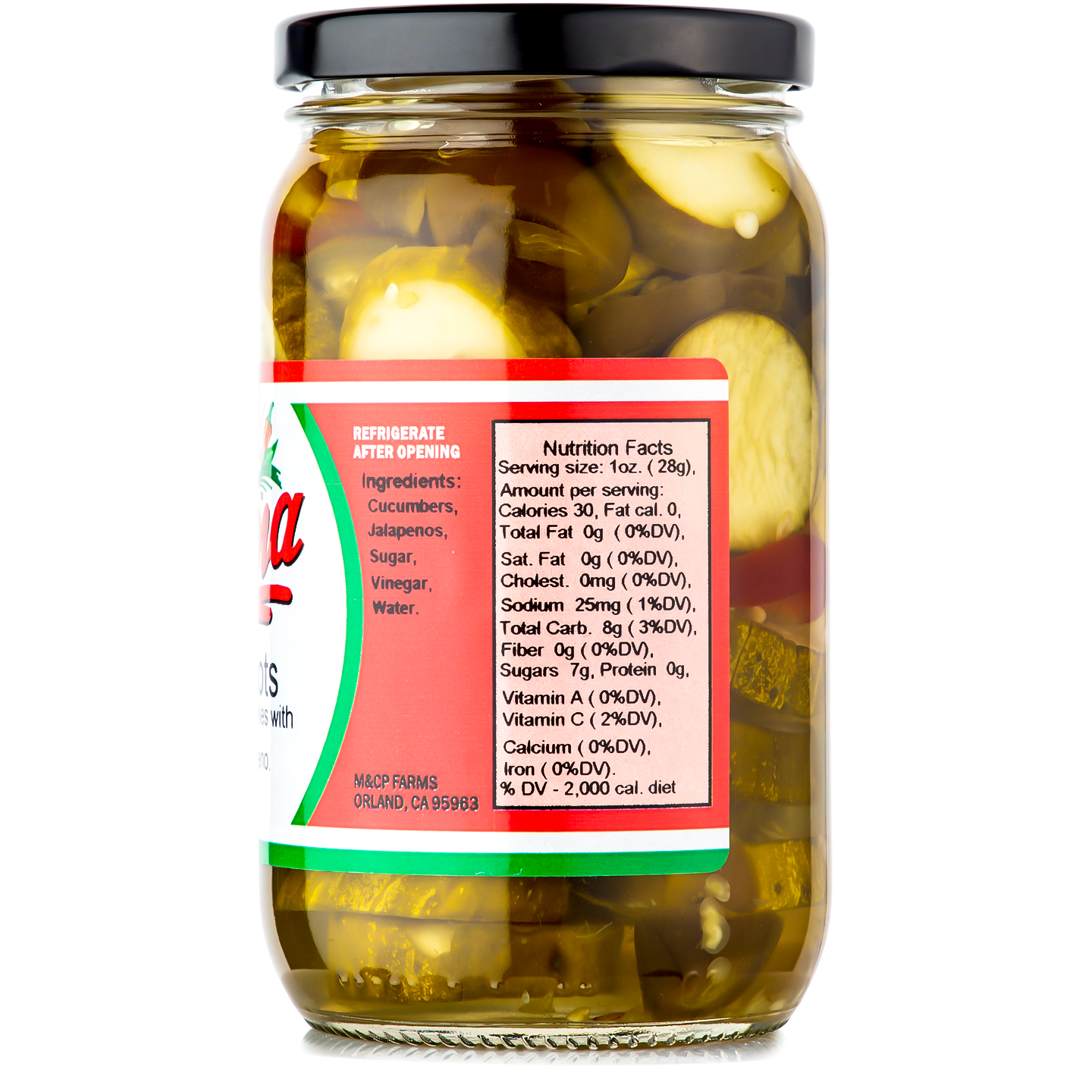 Sweet-Hots (Sliced Pickles with Jalapeño)