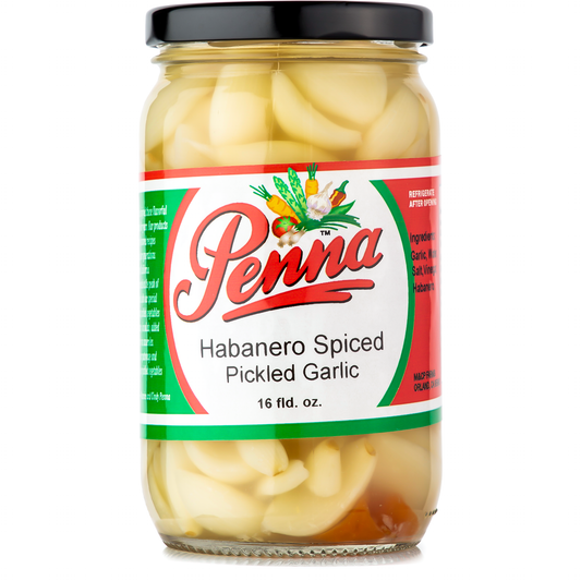 Habanero Spiced Pickled Garlic (Case of 12)