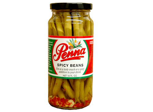 Spicy Pickled Beans 12oz  (Case of 12)