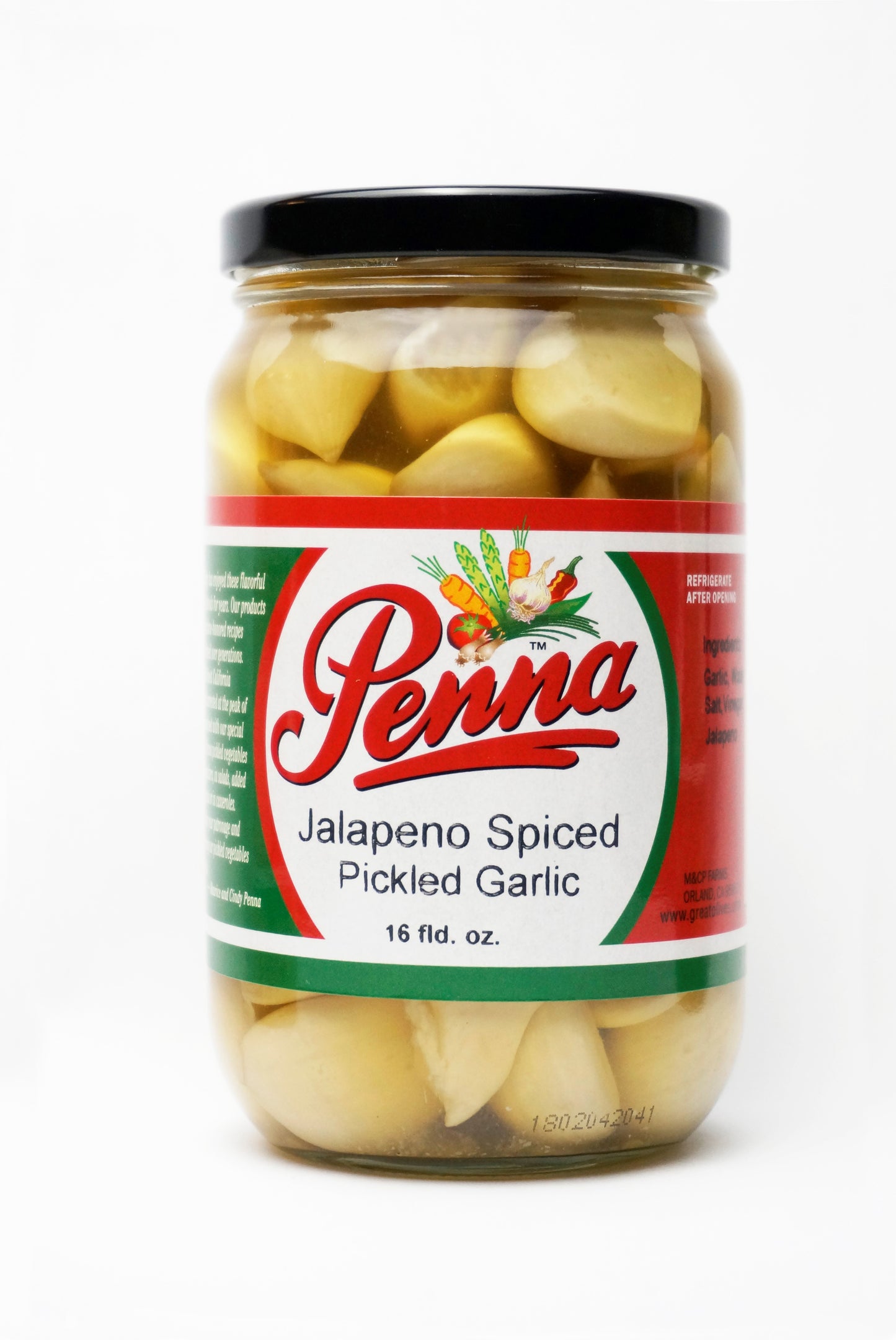 Jalapeño Spiced Pickled Garlic (Case of 12)