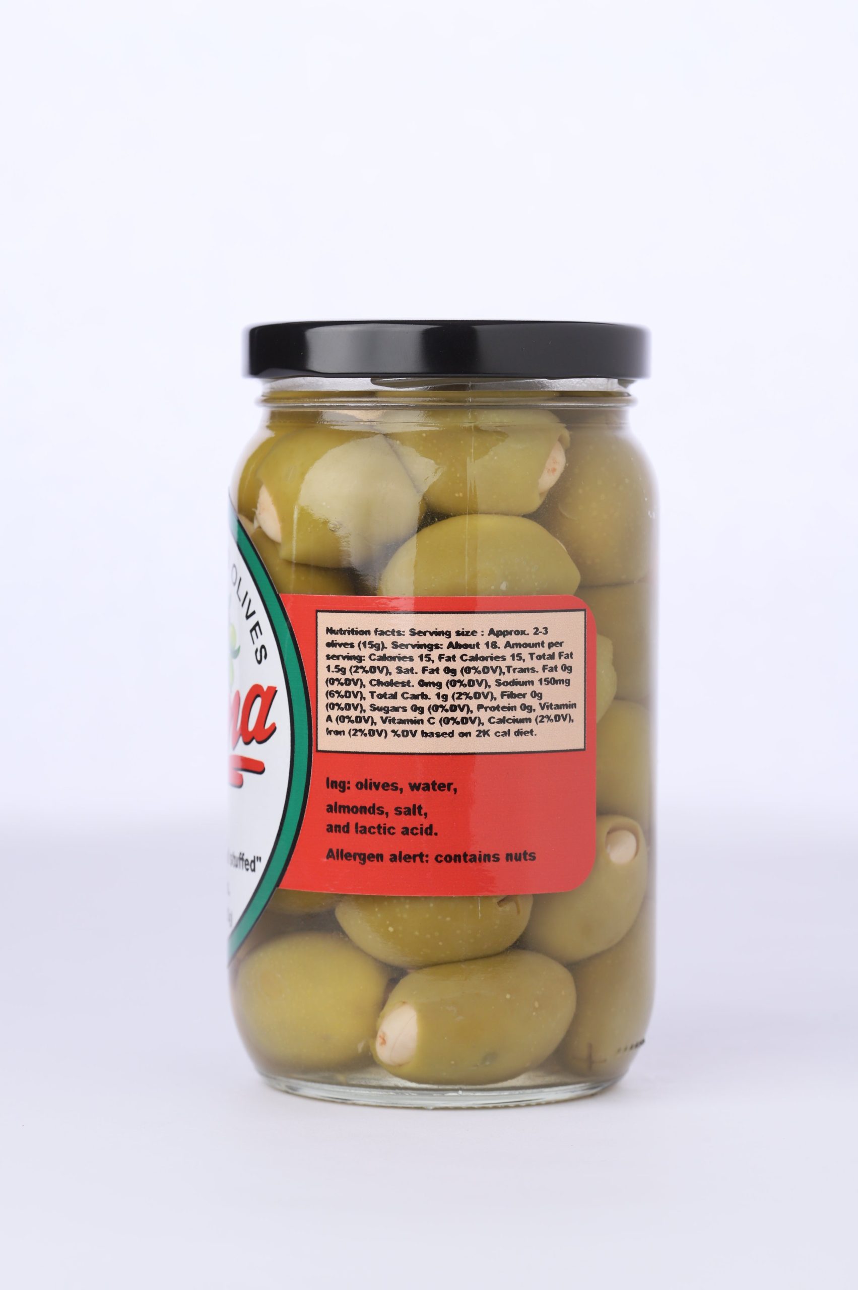 Almond Stuffed Olives 10 oz. (Case of 12) - Image 2