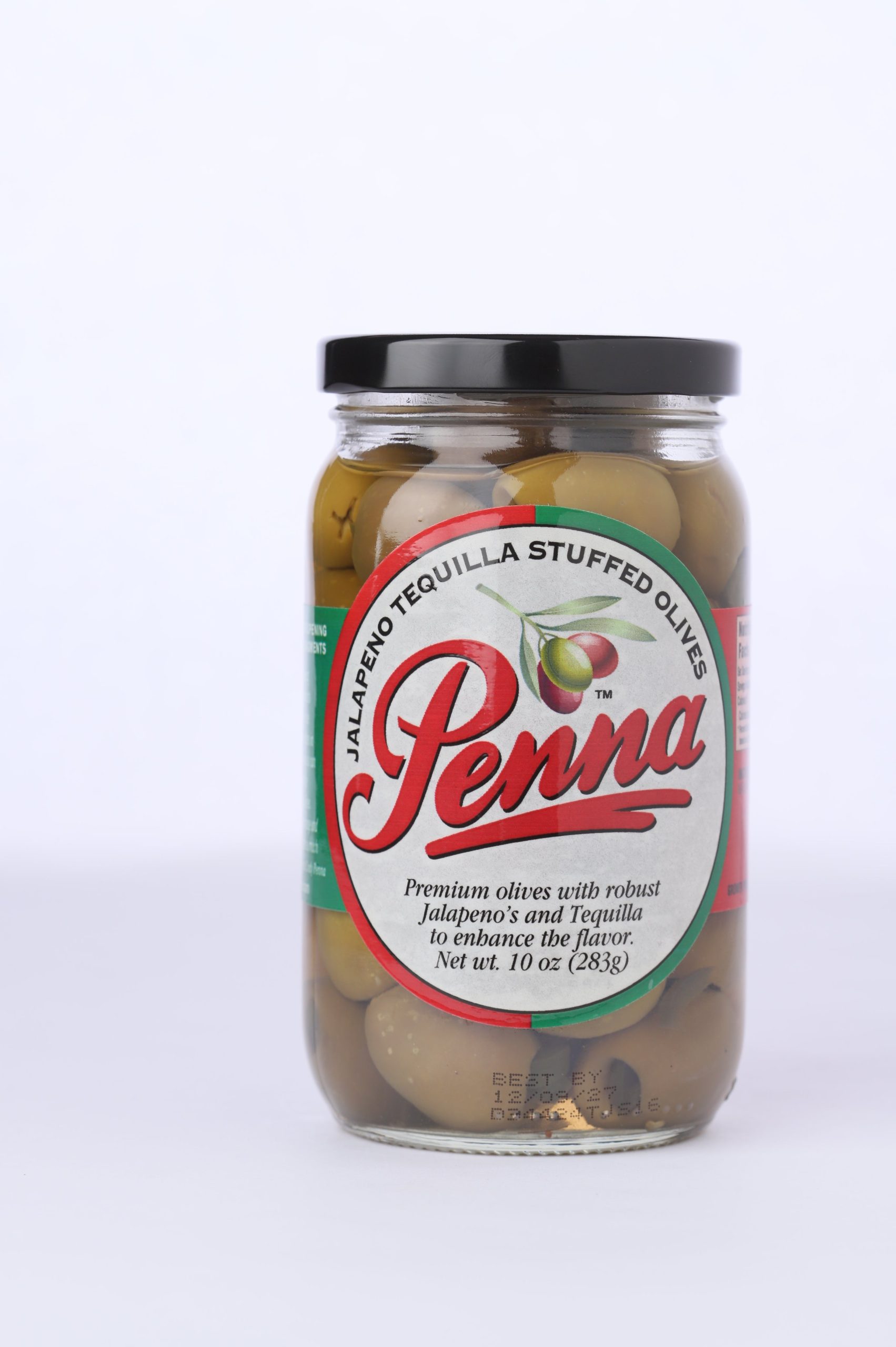 Jalapeño Tequila Stuffed Olives (Case of 12)