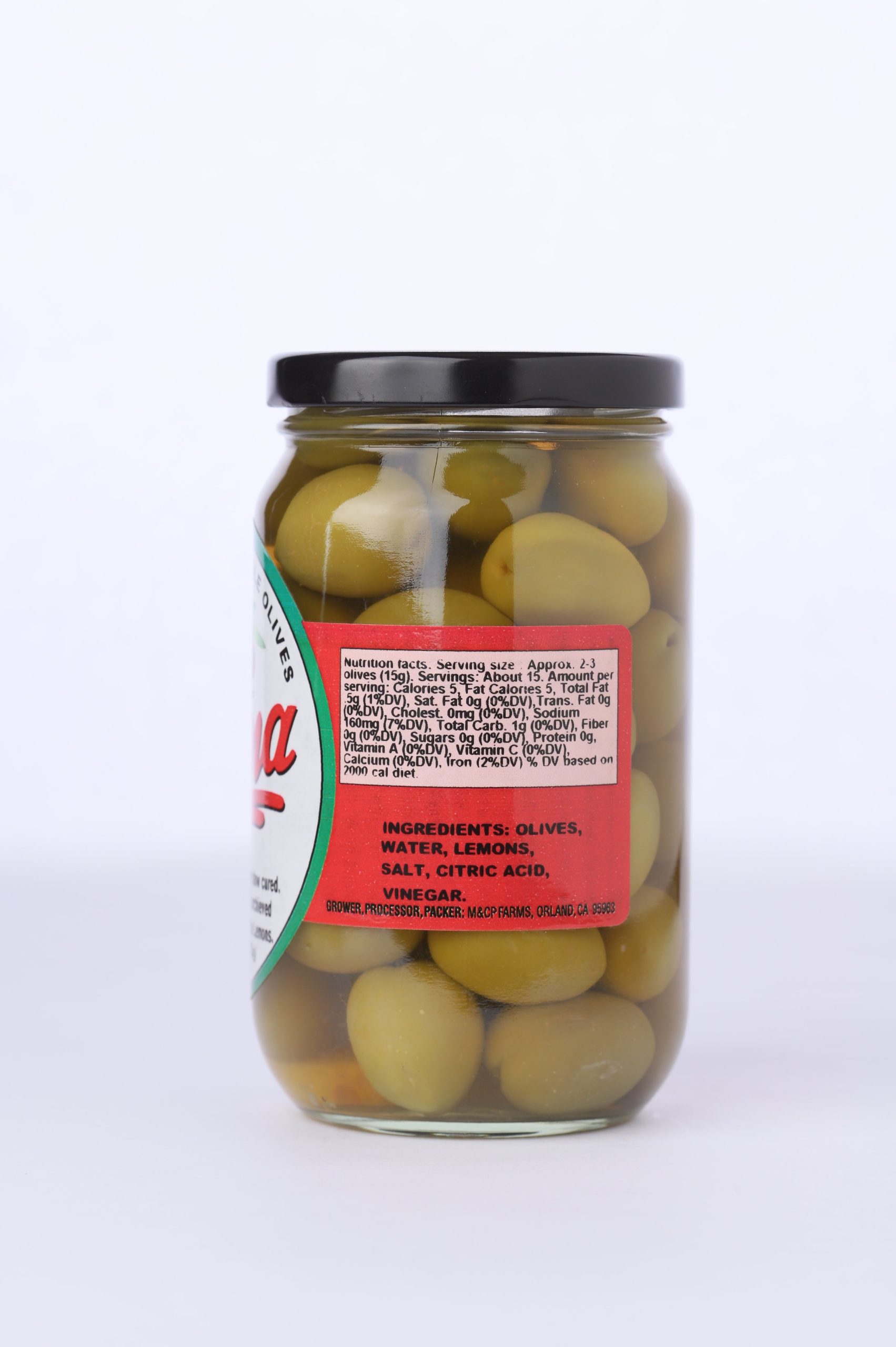 Lemon Citrus Whole Olives 16oz (Case of 12) - Image 2