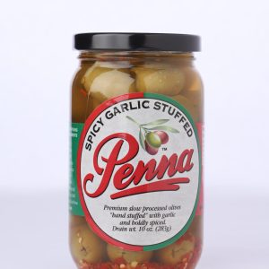 Spicy Garlic Stuffed Olives (Case of 12)