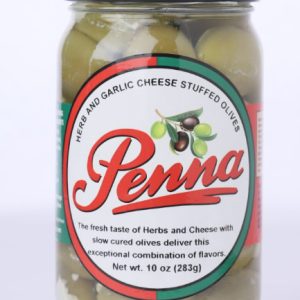 Herb & Garlic Cheese Stuffed Olives